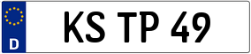 Truck License Plate